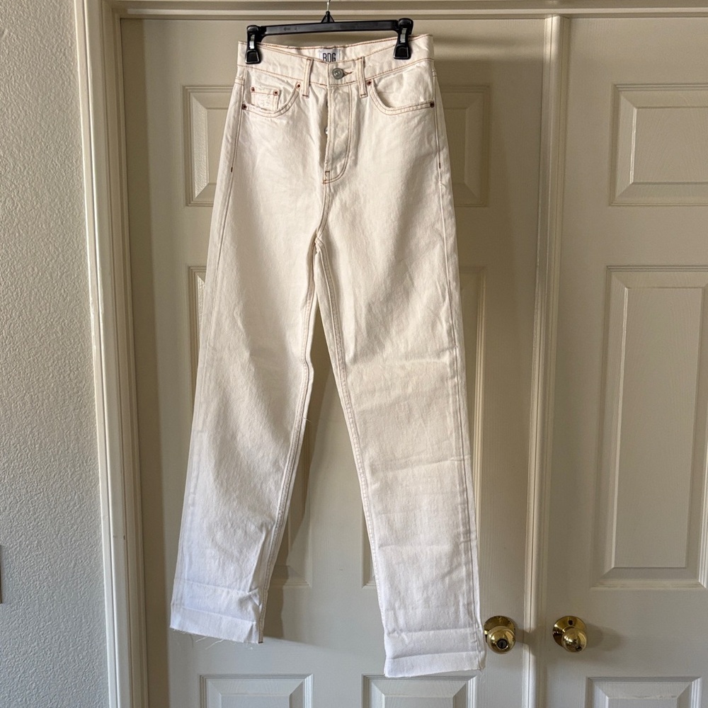 BDG Off-White High-Rise Jeans